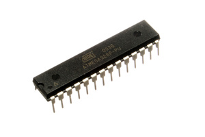 L’ATMega328, utilisé par l’Arduino Uno (source)
